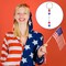 564 Pcs 4th of July Keychain Craft Kit DIY Patriotic Bead Keychain Making Supplies 250th Anniversary Key Gifts Name Beads Red Blue White Independence Day Memorial Day American Flag Favors